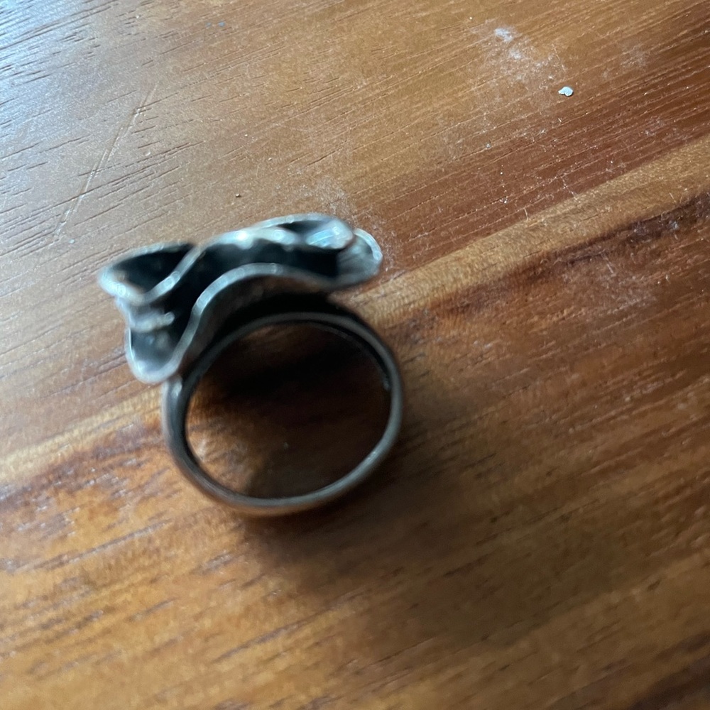 Silpada Solid Sterling Silver Ruffle Ring 7 - image 3